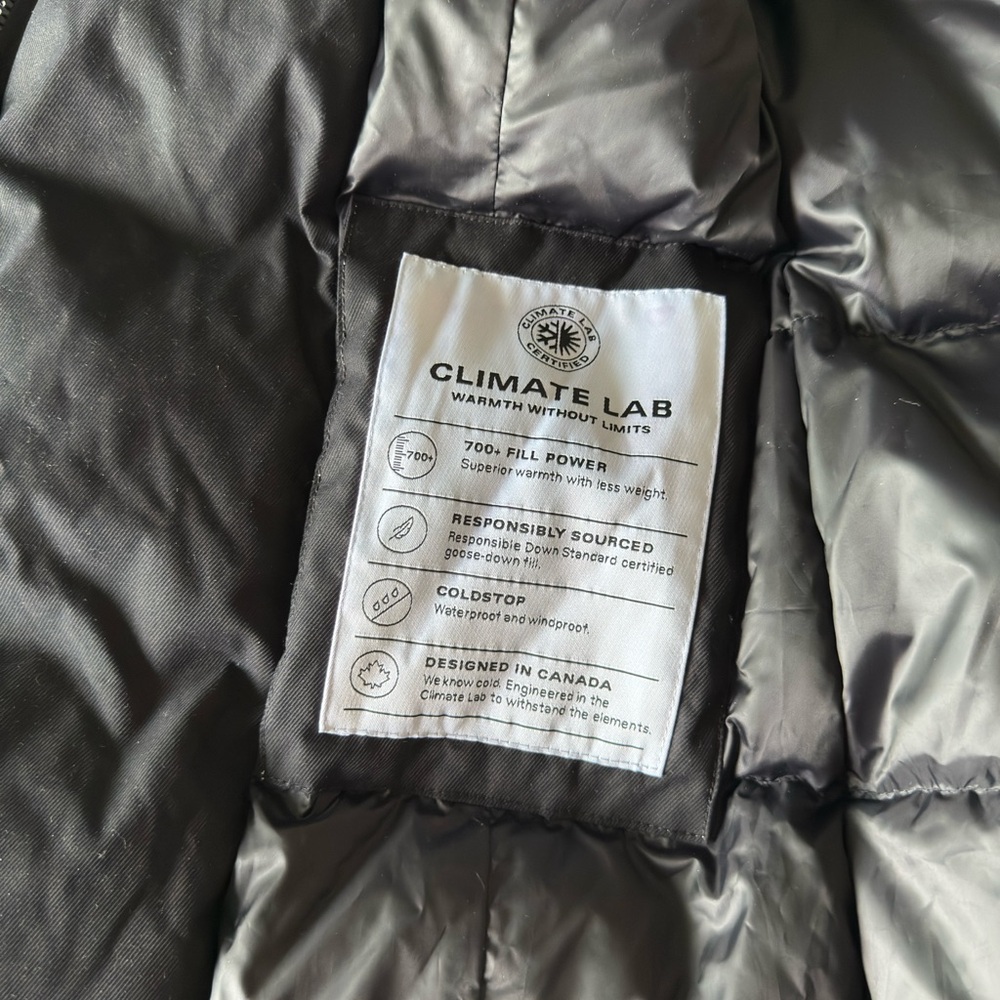 Babaton Charcoal Puffer Coat with Faux Fur Collar - Picture 5 of 8